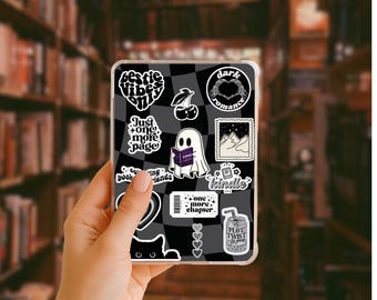 Encarte para Kindle de Romance Sombrio Monocromático
