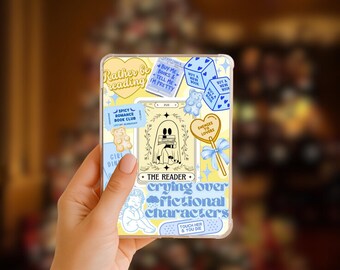 eher be Reading Yellow Blue Ghost Kindle-Einsatz