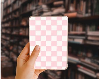 Pink checkered -Romance Valentines Kindle inserts