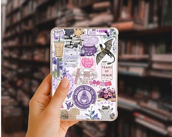 Purple Romance Fantasy Romantasy - ACOTAR Fourth wing Inspired Kindle Insert