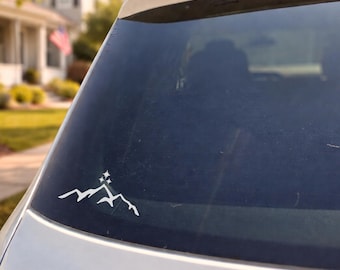 ACOTAR Mountain - Night Court vinyl decal - Fantasy Romantasy Bookish