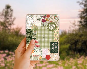 Botanical Green good vibes floral kindle insert