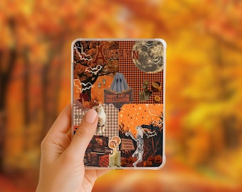 Vintage Halloween - bats moon ghost- fall Kindle Insert