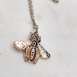 Honeybee Pendant Necklace