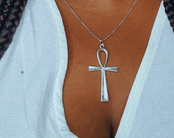 Silver Ankh Necklace