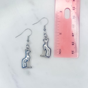 Egyptian Cat Earrings
