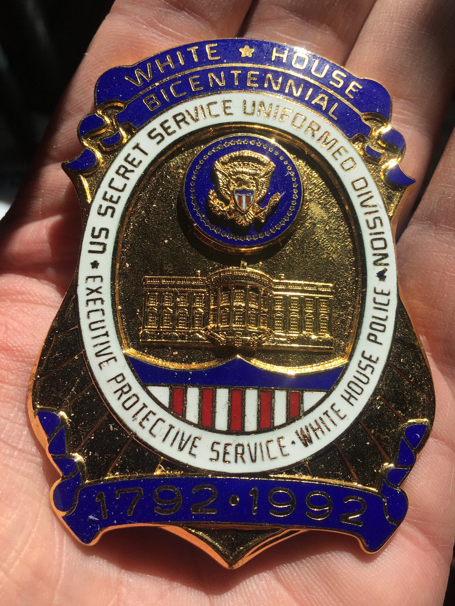 U.S. Secret Service Uniformed Division 17921992 Bicentennial Etsy