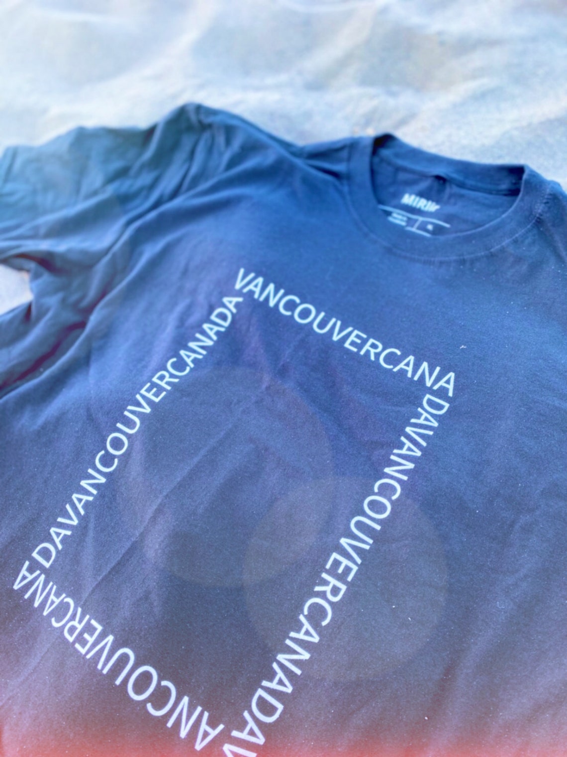 Vancouver Logo Tshirts Casual Street Tee Shortsleeve Etsy