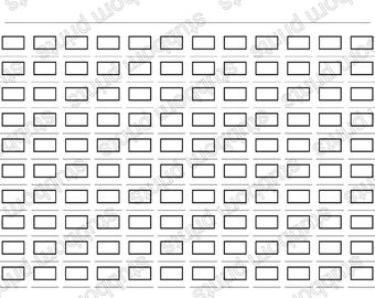120 Color Swatch Template: Alcohol Markers, Pencils, Watercolor (Downloadable)