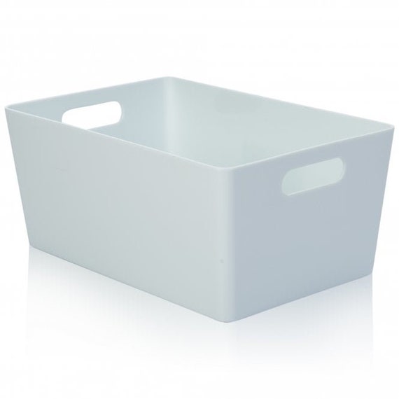 White Or Grey Studio Wham Basket Storage Box Organisation 4.02 5.02 Large Medium