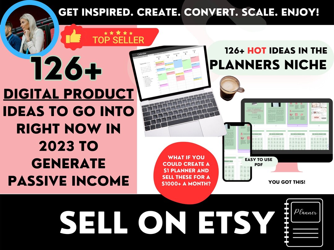126 Digital Products Ideas 2023 in Planners Niche Proven to Etsy