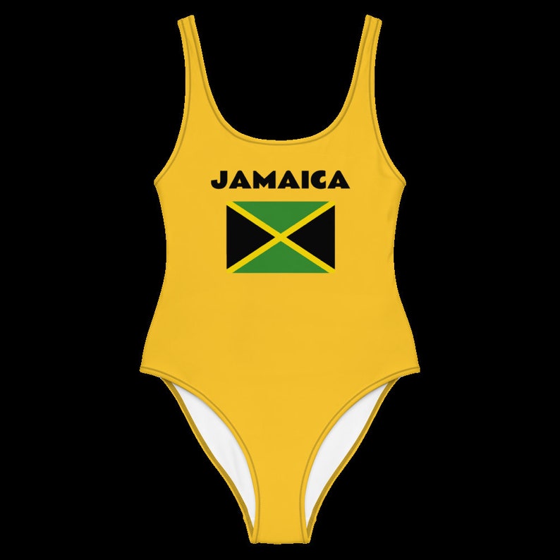 Jamaican Sun Swimsuit. Caribbean Swimsuits. Etsy