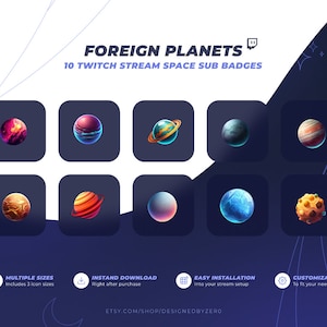 10 Twitch Sub Badges / Cheer Bit Badges - Bubble Tea (18x18 / 36x36 / 72x72 px)