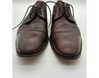 K&K Platinum Feinstein Schuhwerk Brown Leather Derby Shoes Mens EU 43