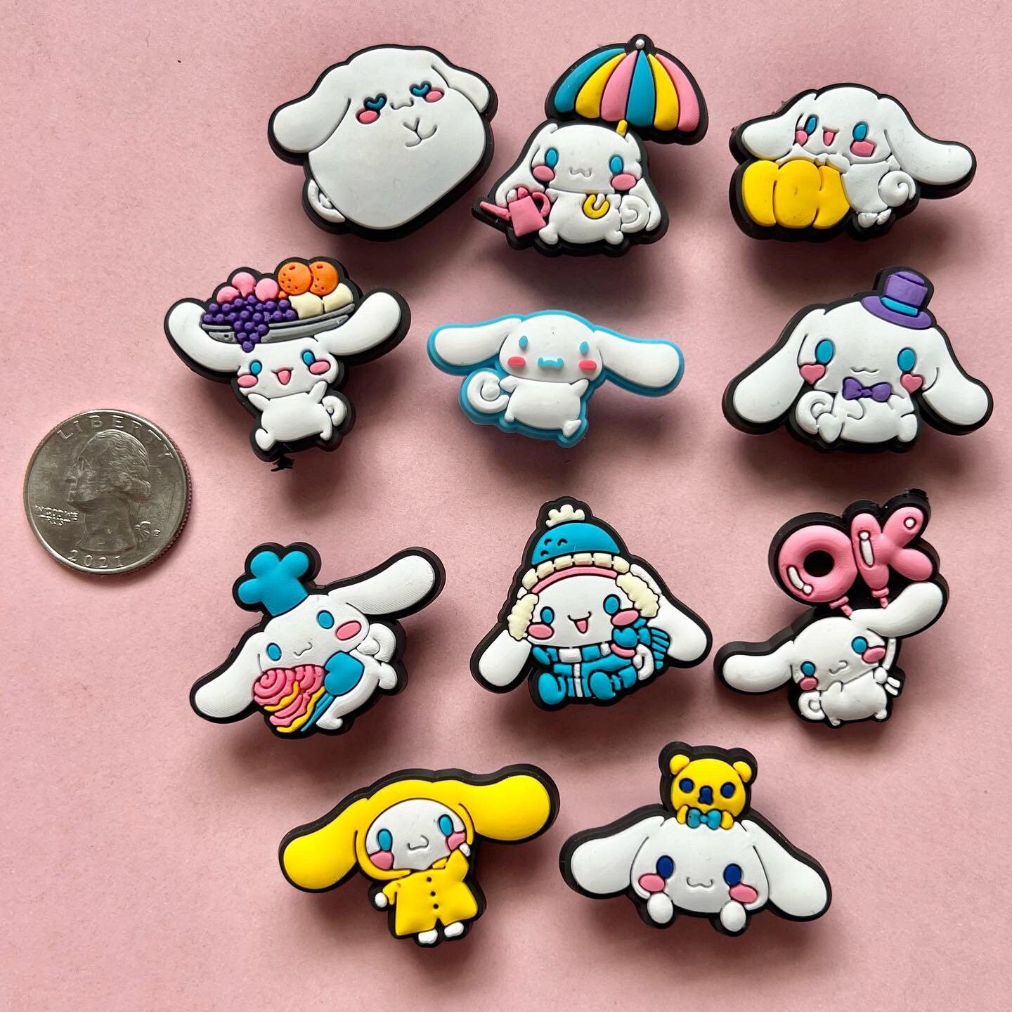 Set of 11 Cinnamoroll Jibbitz Shoe Charms for Crocs Etsy