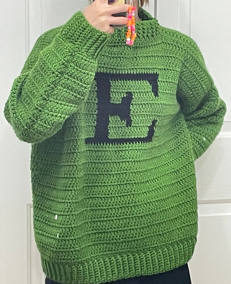 Crochet Harry Potter Inspired Weasley Sweater Etsy