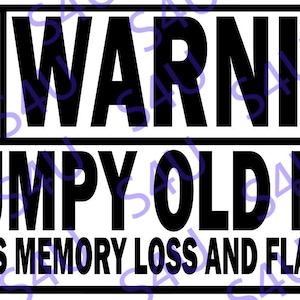 Funny T-shirt SVG Cutting File Cricut Grumpy old Man