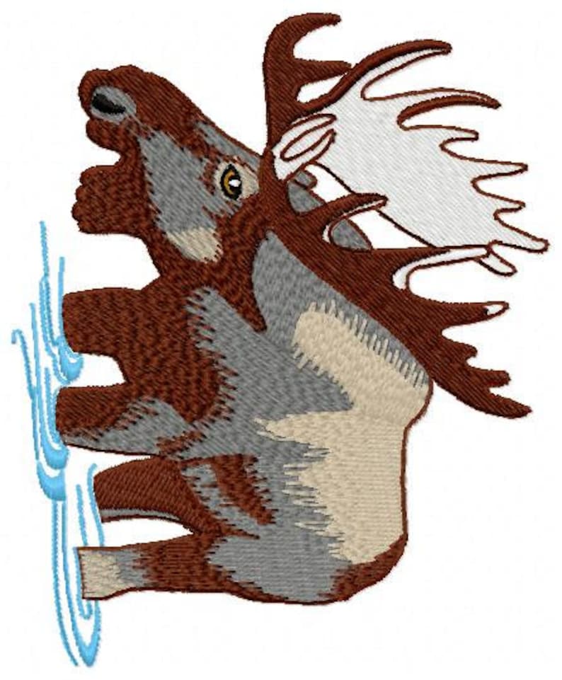 Wildlife Embroidery Pattern Collection Machine Embroidery Etsy