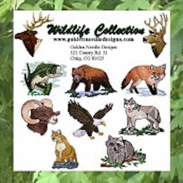 Wildlife  embroidery pattern collection  - Machine Embroidery Design