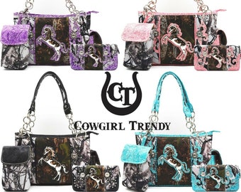 camo purse and wallet set