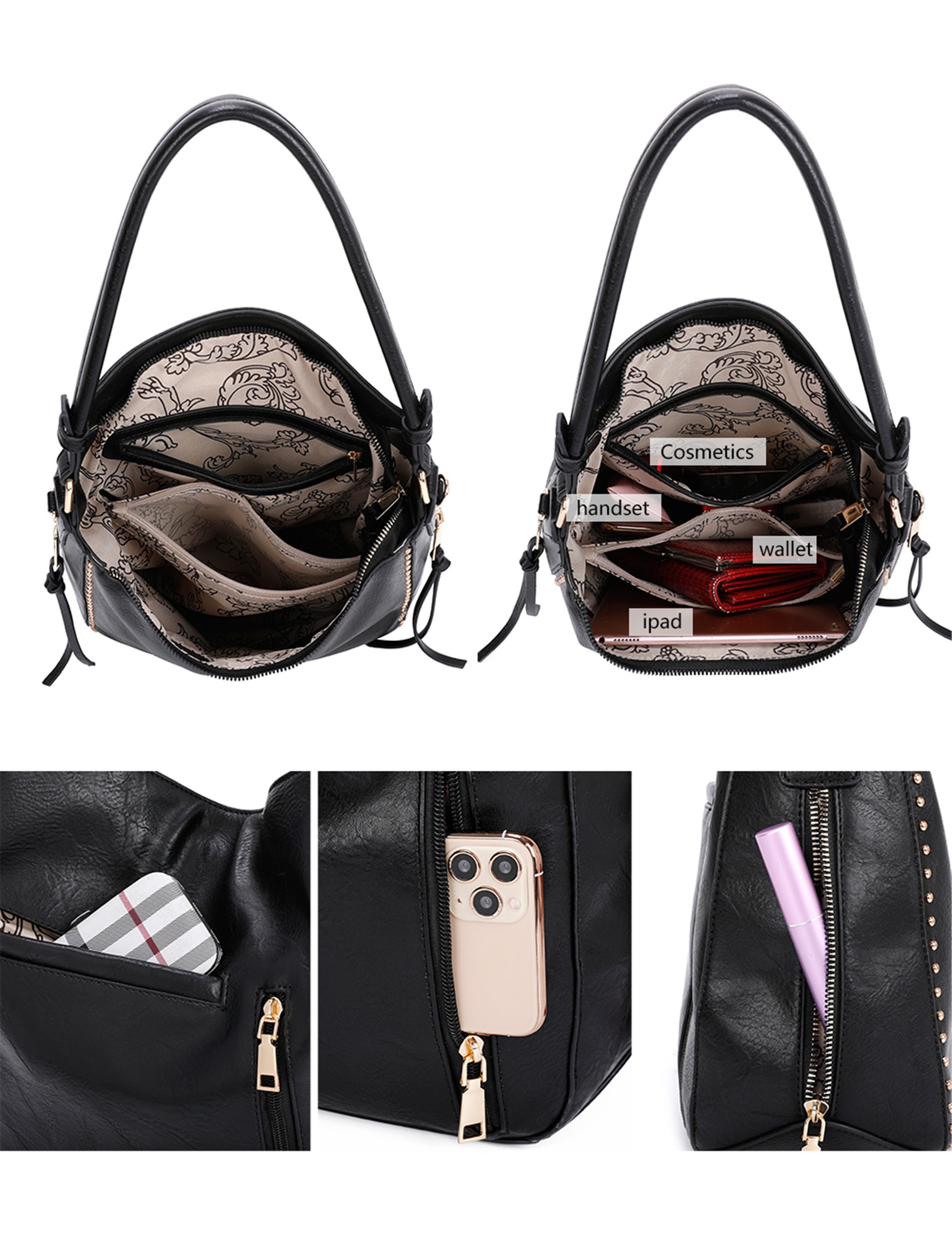 Concealed Carry Hobo Bag Crossbody Purse Shoulder Bag Hand Bag Etsy