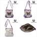 Women's Tooled Leather Shoulder Bag - Western Style Butterfly Design, Crossbody Purse, Concealed Carry