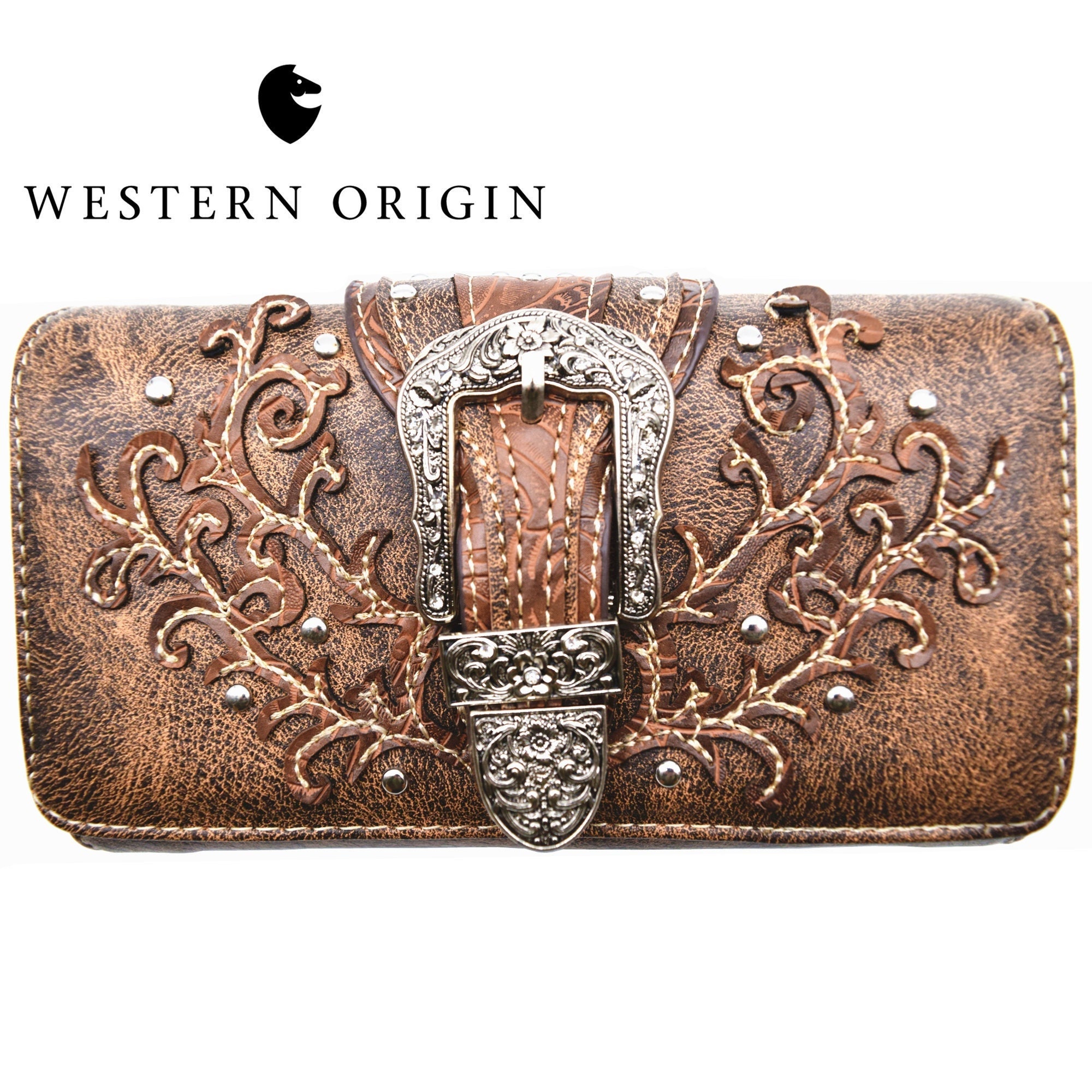 Tureclos Women's Cute Luxury Trifold Wallet