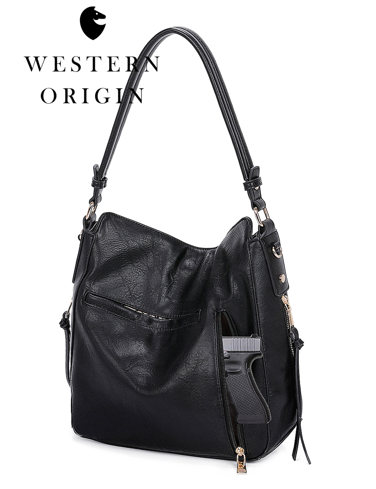 Concealed Carry Hobo Bag Crossbody Purse Shoulder Bag Hand Bag Etsy