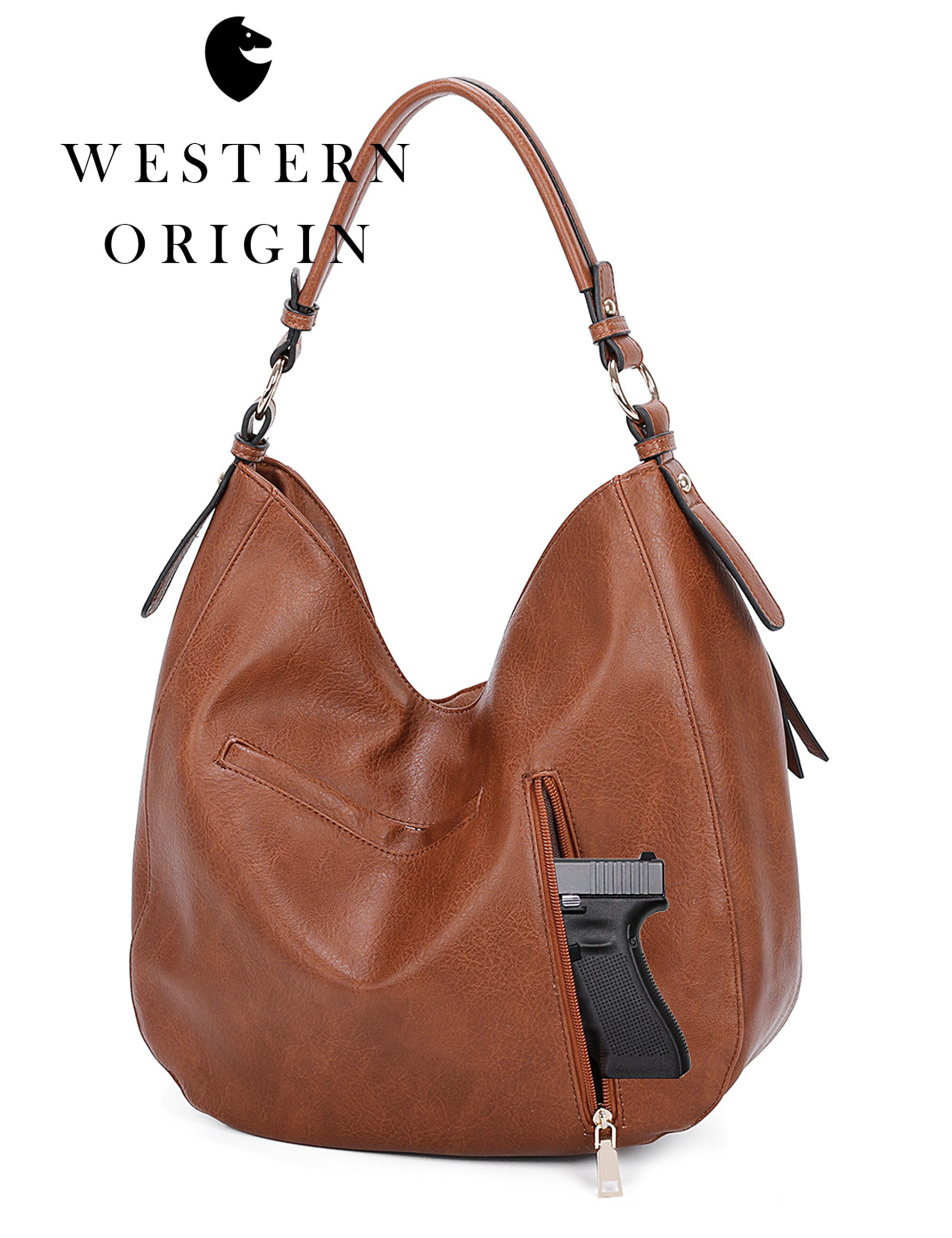 Concealed Carry Extra Large Hobo Bag Crossbody Purse Shoulder Etsy