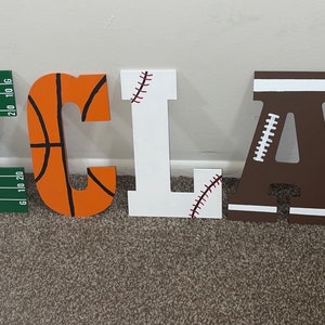 Cartas deportivas, decoración de letras, letras temáticas deportivas