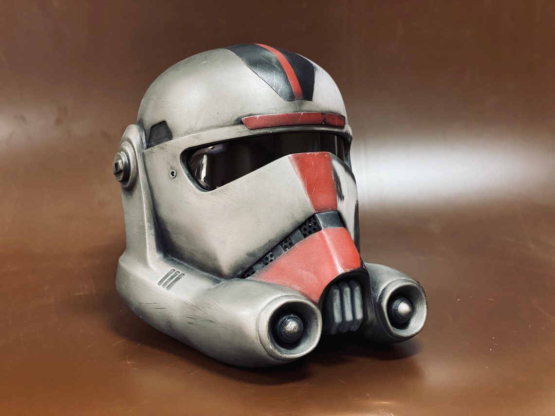 Star Wars Bad Batch Hunter helmet Any painting is FREE | Etsy