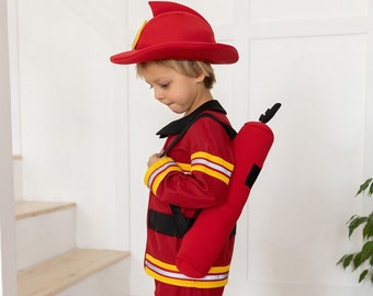 Feuerwehrmann Kostüm für Jungen oder Kleinkind