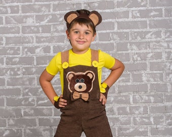 Bear boys, toddler costume for halloween, animal outfit