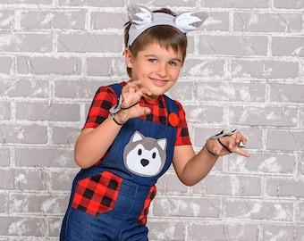 Wolf boys, toddler costume for halloween, animal outfit