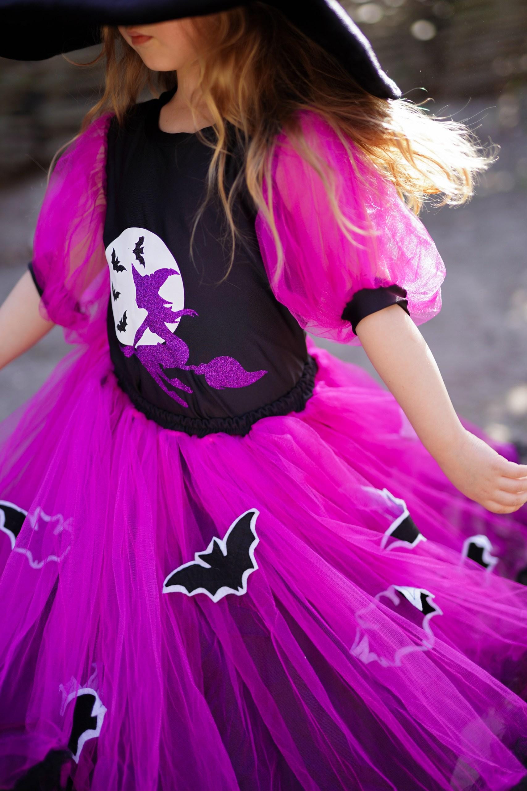 Deluxe Purple Witch Costume For Women – Includes Hat, Halloween Fancy Dress