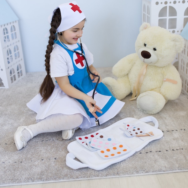 Nurse costume for girl, toddler