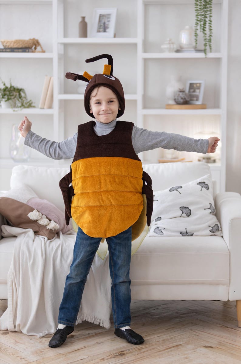 Kids Bug Costume – Beetle, Ant, Cockroach Outfit for Halloween, School ...