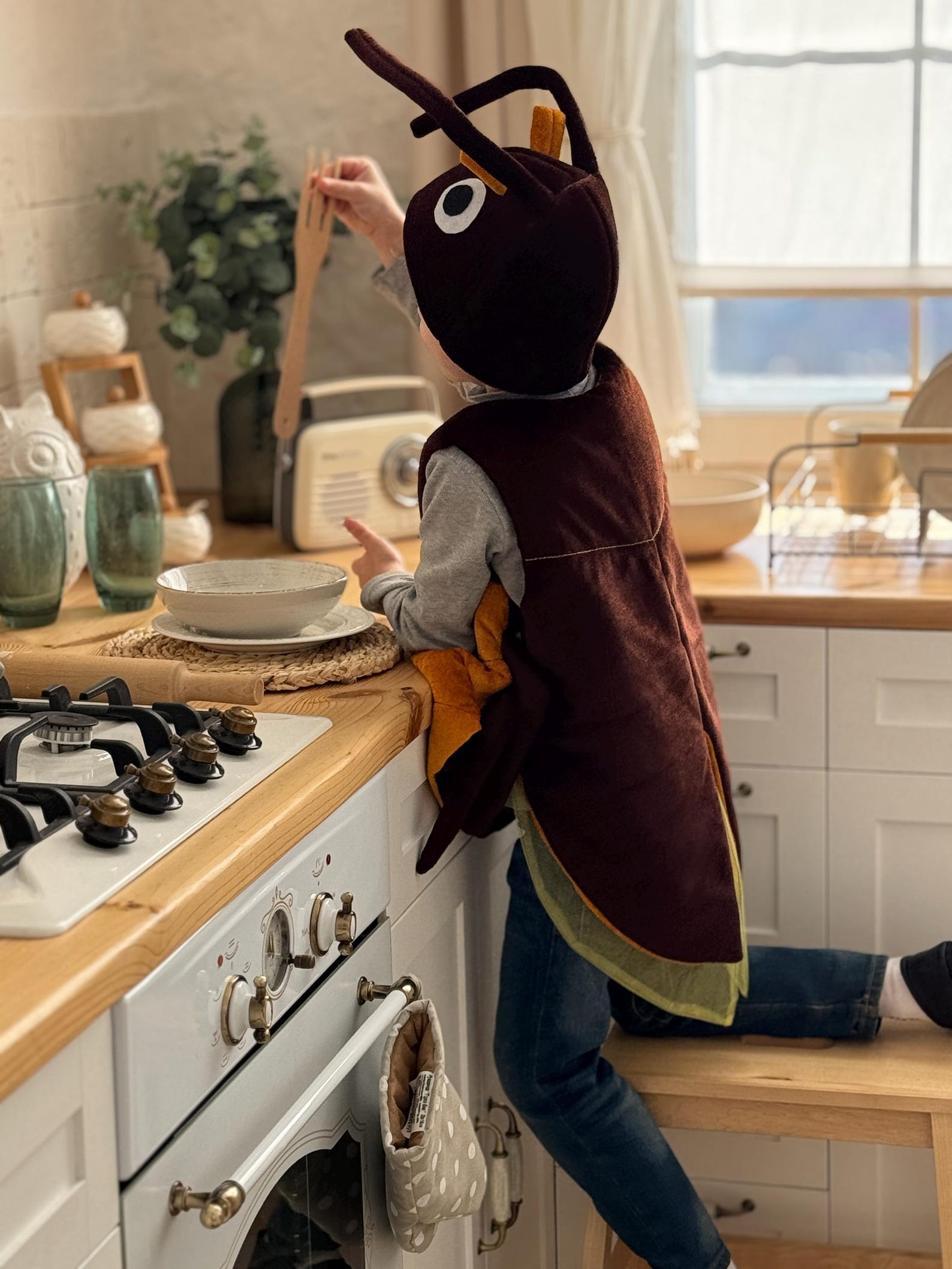 Kids Bug Costume – Beetle, Ant, Cockroach Outfit for Halloween, School ...