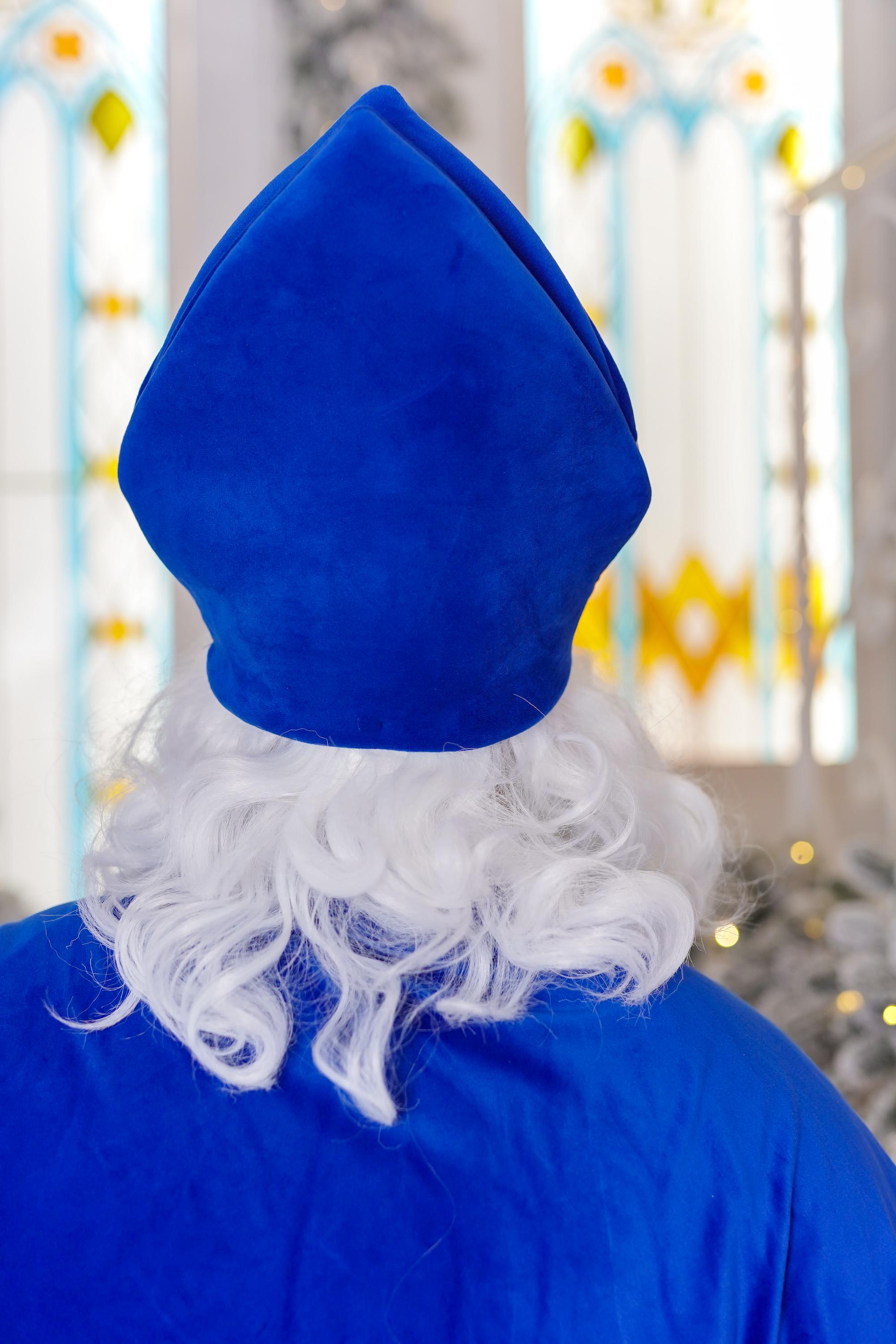 Costume blu da adulto di San Nicola - Italia