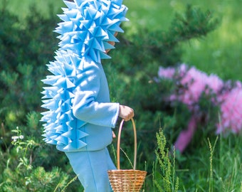 Halloween Huggable Hedgehog Costume for Toddler: A Whimsical Blue Delight