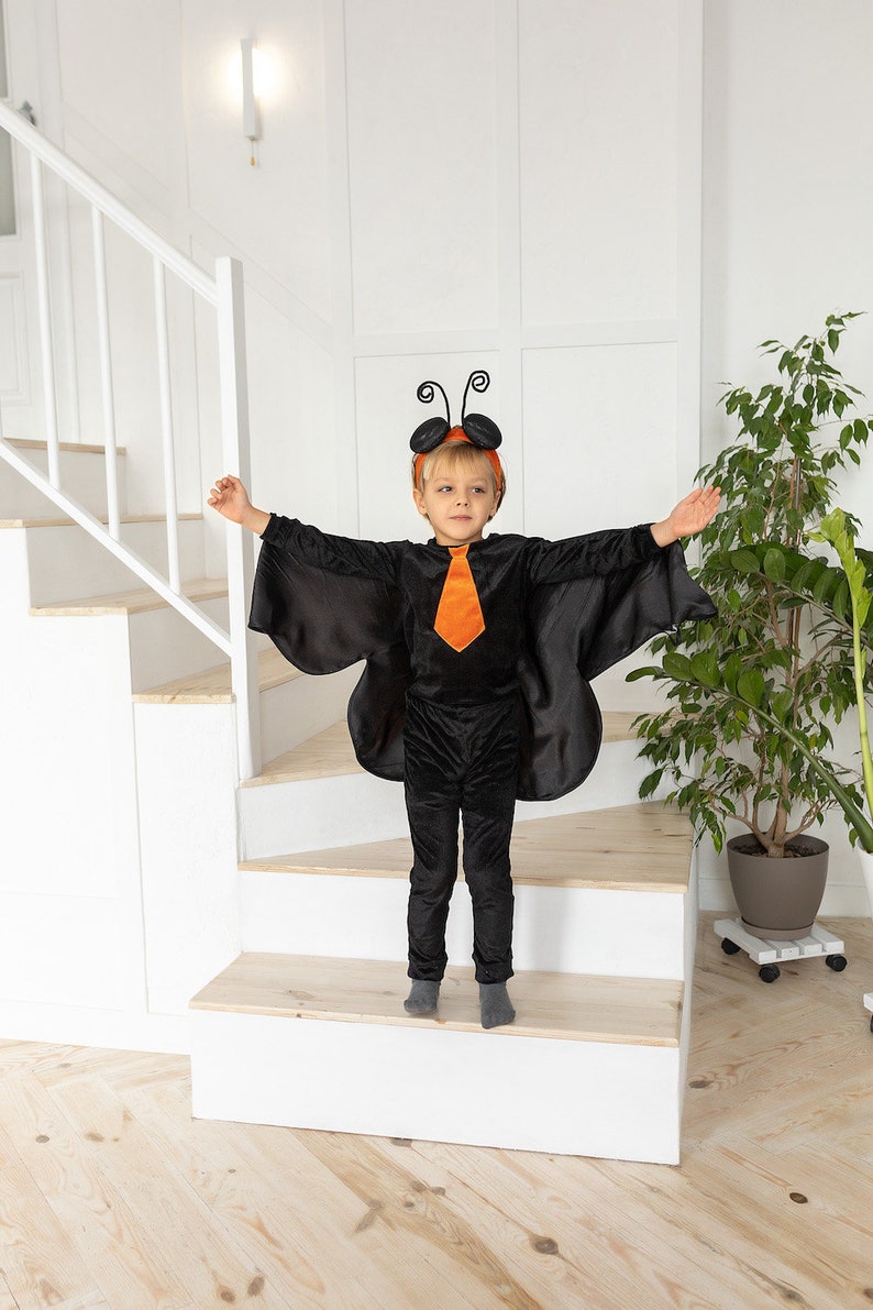 Monarch Butterfly Costume for Boy Orange Butterfly Outfit for Etsy