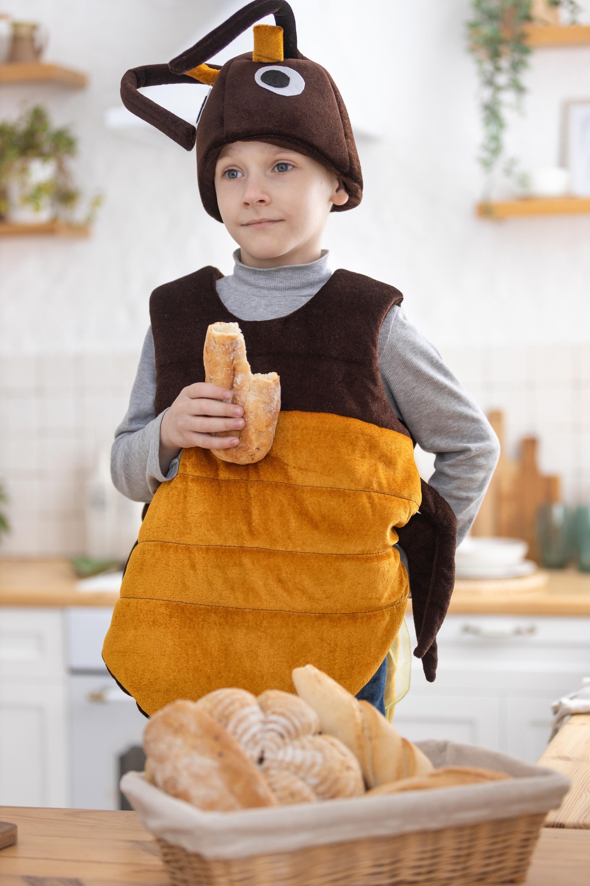 Kids Bug Costume – Beetle, Ant, Cockroach Outfit for Halloween, School ...