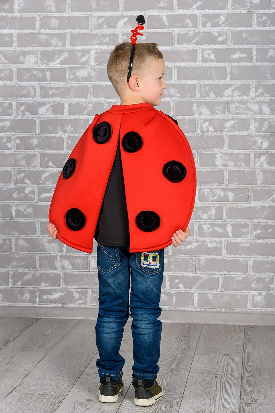 Cape Color-A-Ladybug, costume de coccinelle, cape de coccinelle