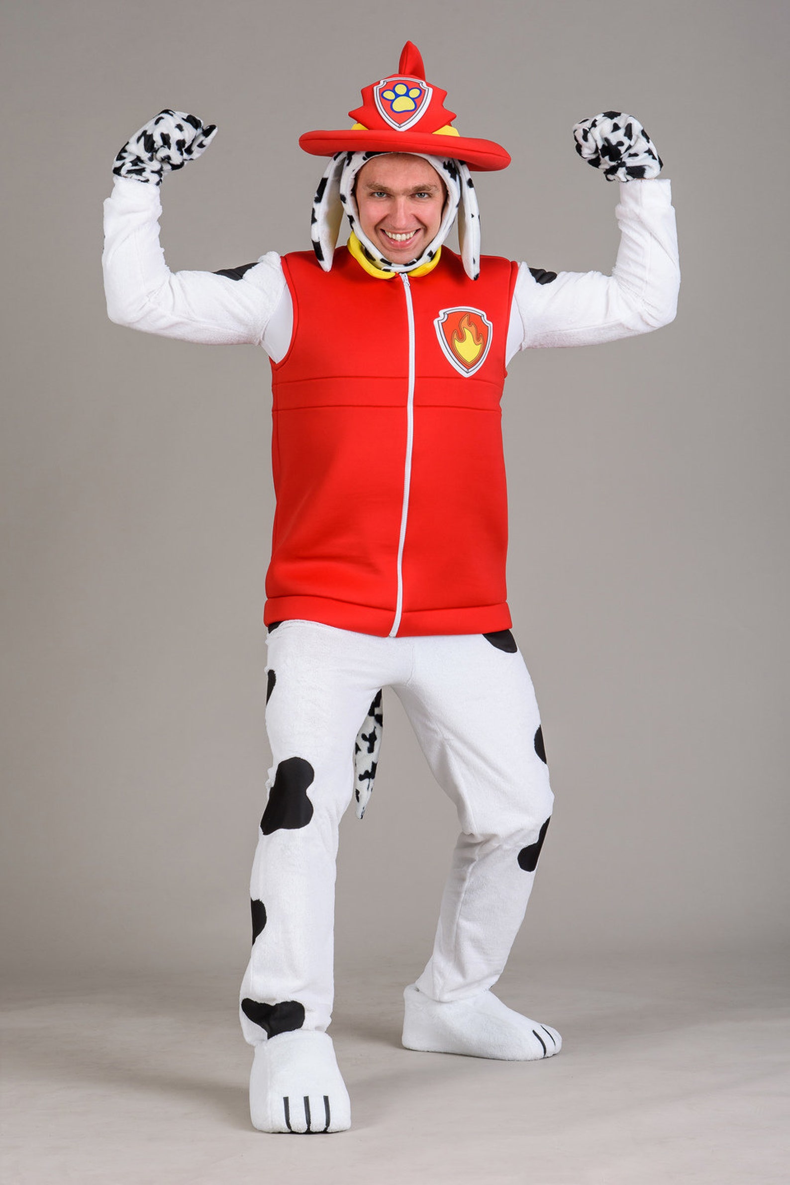 Fireman Dog Adult Carnival Costumes for Halloween Birthday Etsy