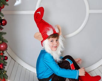 Garden gnome kids, toddler carnival costume for  halloween, birthday parties,