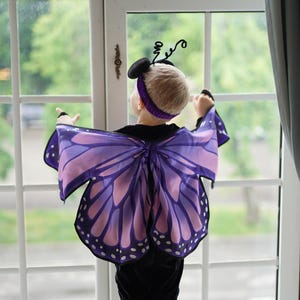 Monarch Butterfly Costume Purple – Halloween Outfit for Kids