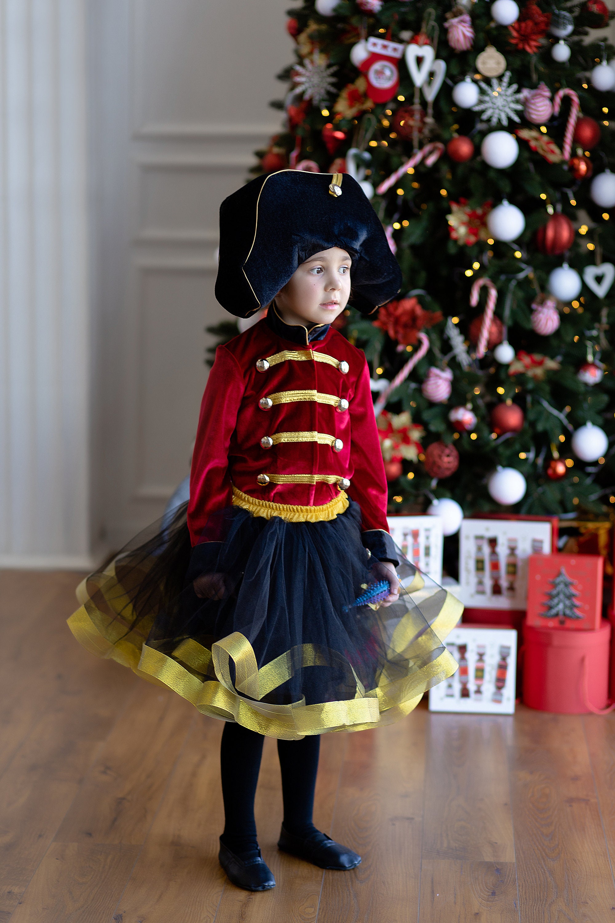 Nutcracker Christmas Costume for Toddler Ringmaster Jacket Etsy