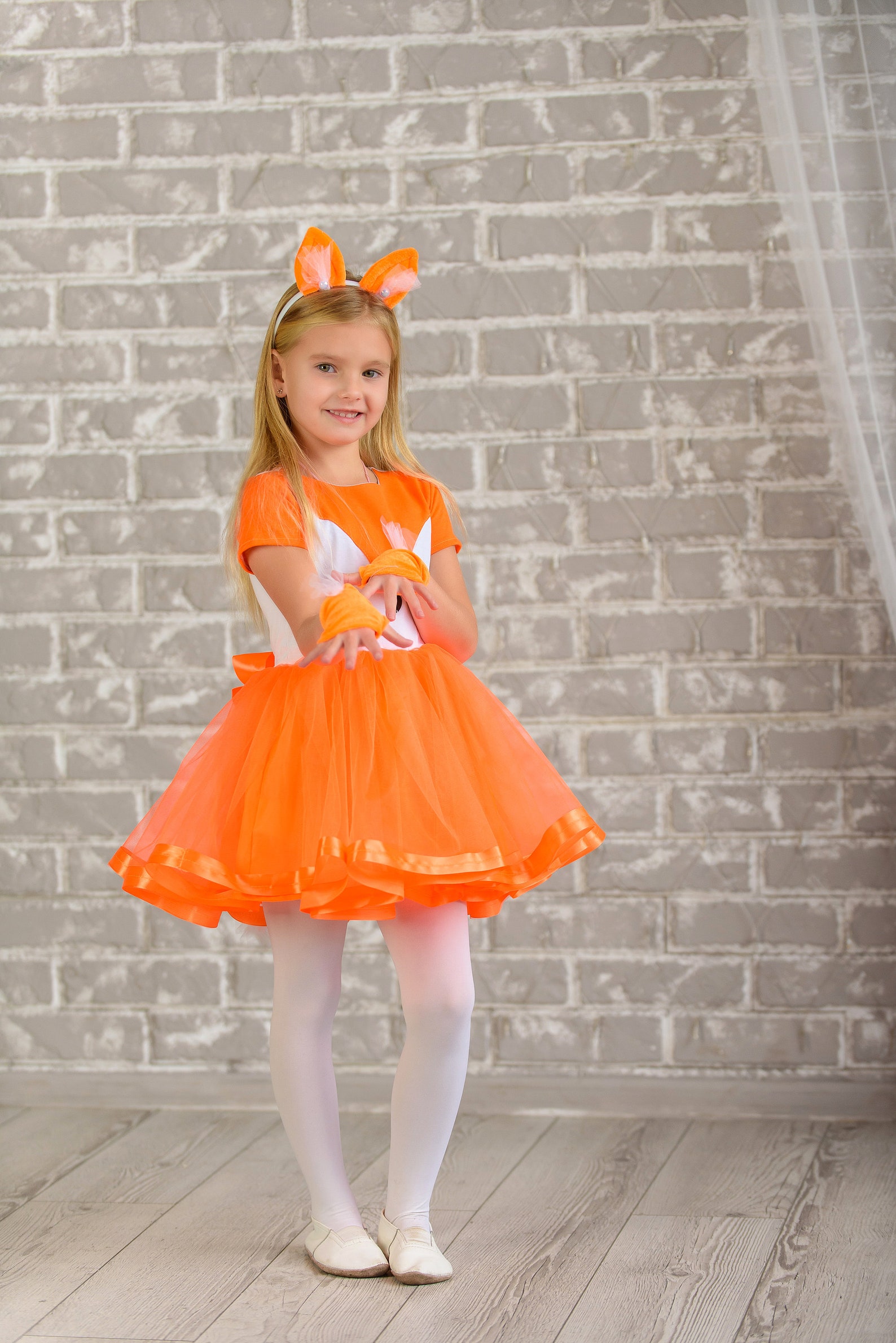 Fox tutu dress for girl toddler carnival costume for Etsy