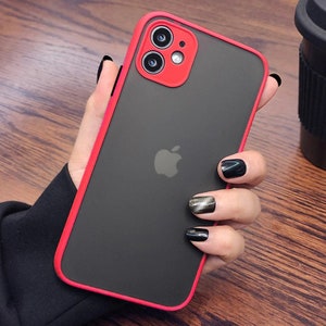 Transparent Silicone Bumper Shockproof iPhone Case for 14 13 - Etsy