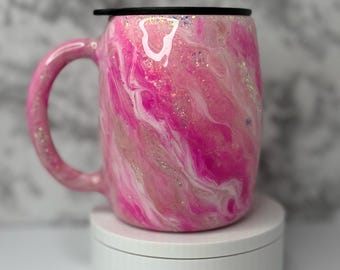 Milky Way Glitter Tumbler| Coffee Mug|